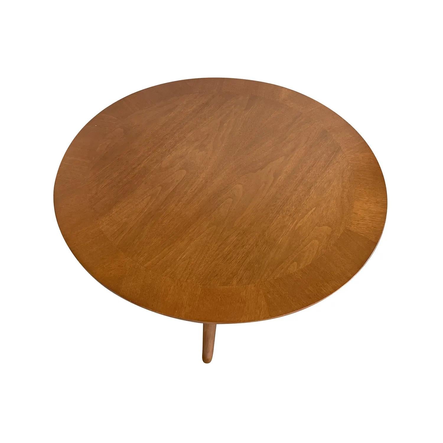 20th Century American Widdicomb Walnut Cocktail Table by T.H. Robsjohn-Gibbings For Sale 2