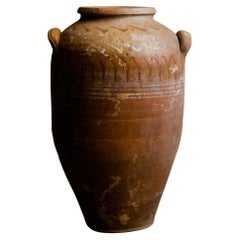 Vintage 20th Century Anatolian Earthenware Storage Vessel