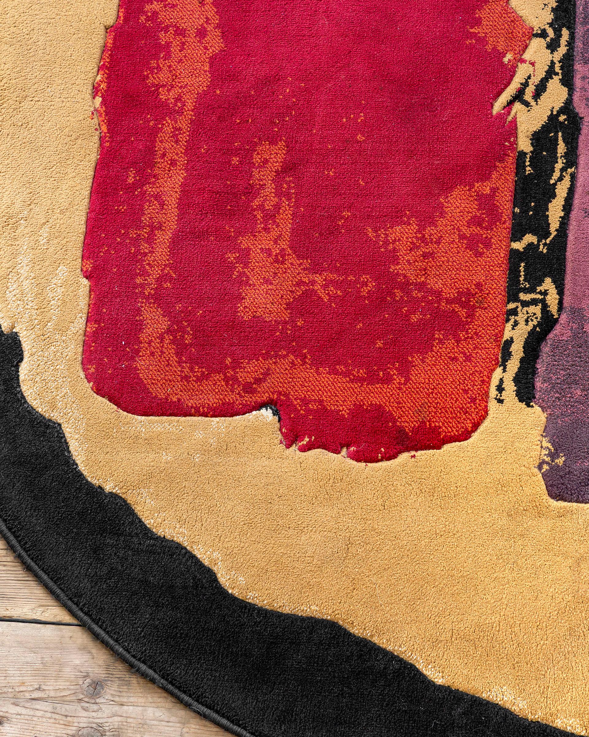 20. Jahrhundert, Andy Warhol für Sphinx Rundteppich (American) im Angebot