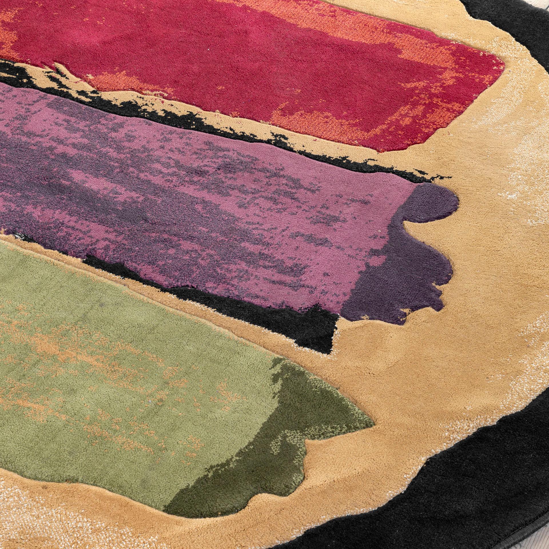 20. Jahrhundert, Andy Warhol für Sphinx Rundteppich (Textil) im Angebot