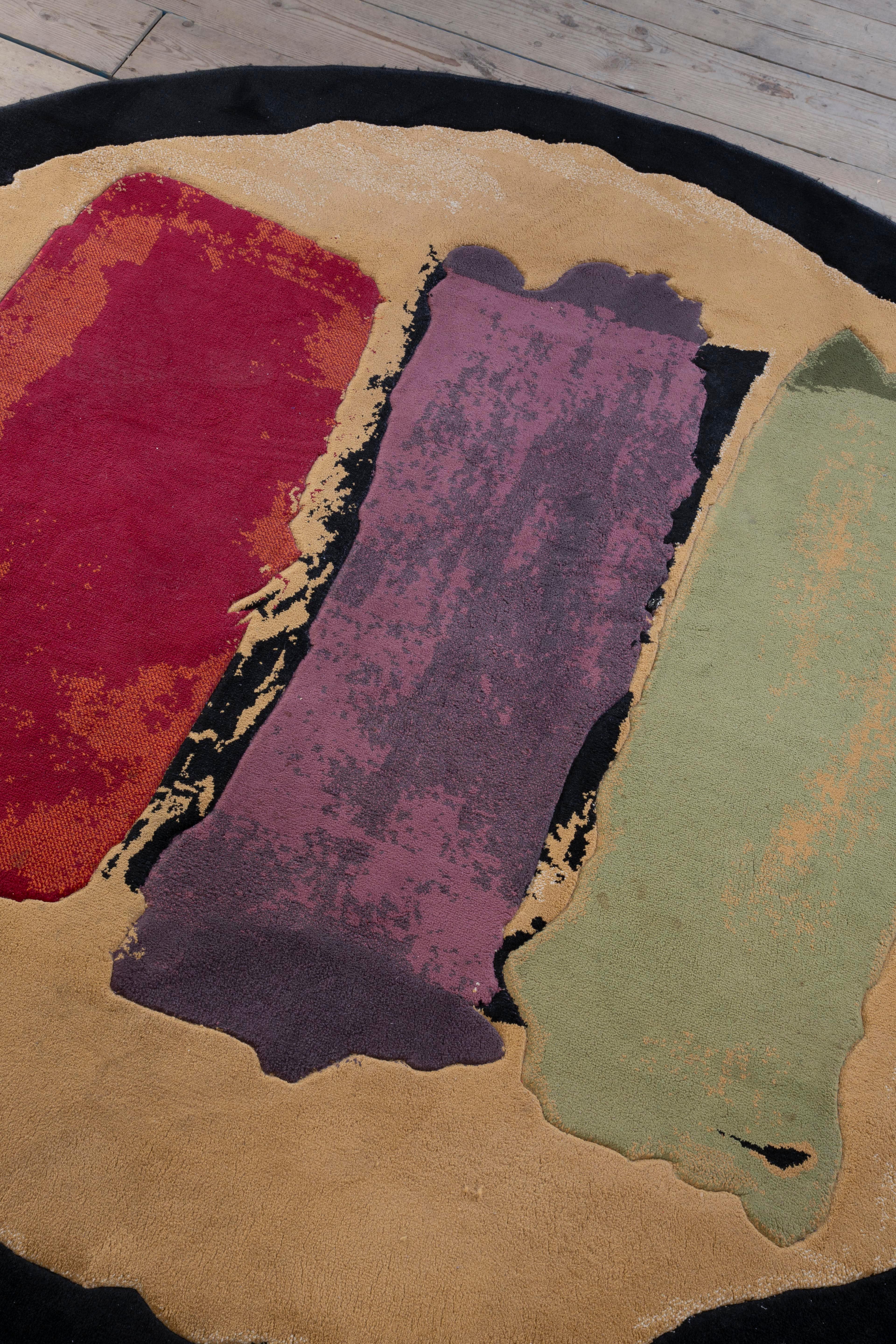 20th Century, Andy Warhol for Sphinx Round Rug in vendita 2