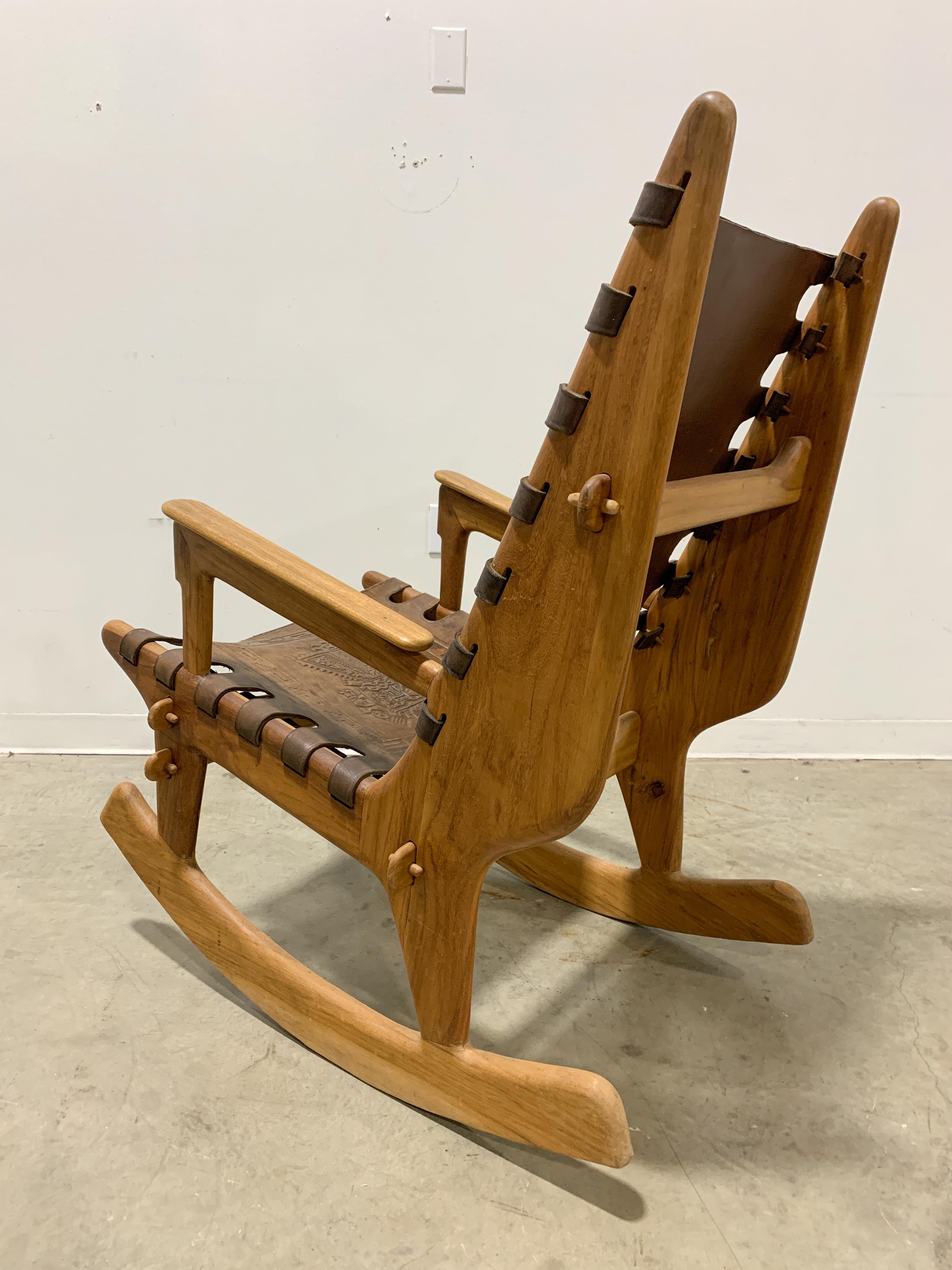 20th Century Angel Pazmino Rocker Lounge Chair at 1stDibs | adirondack ...