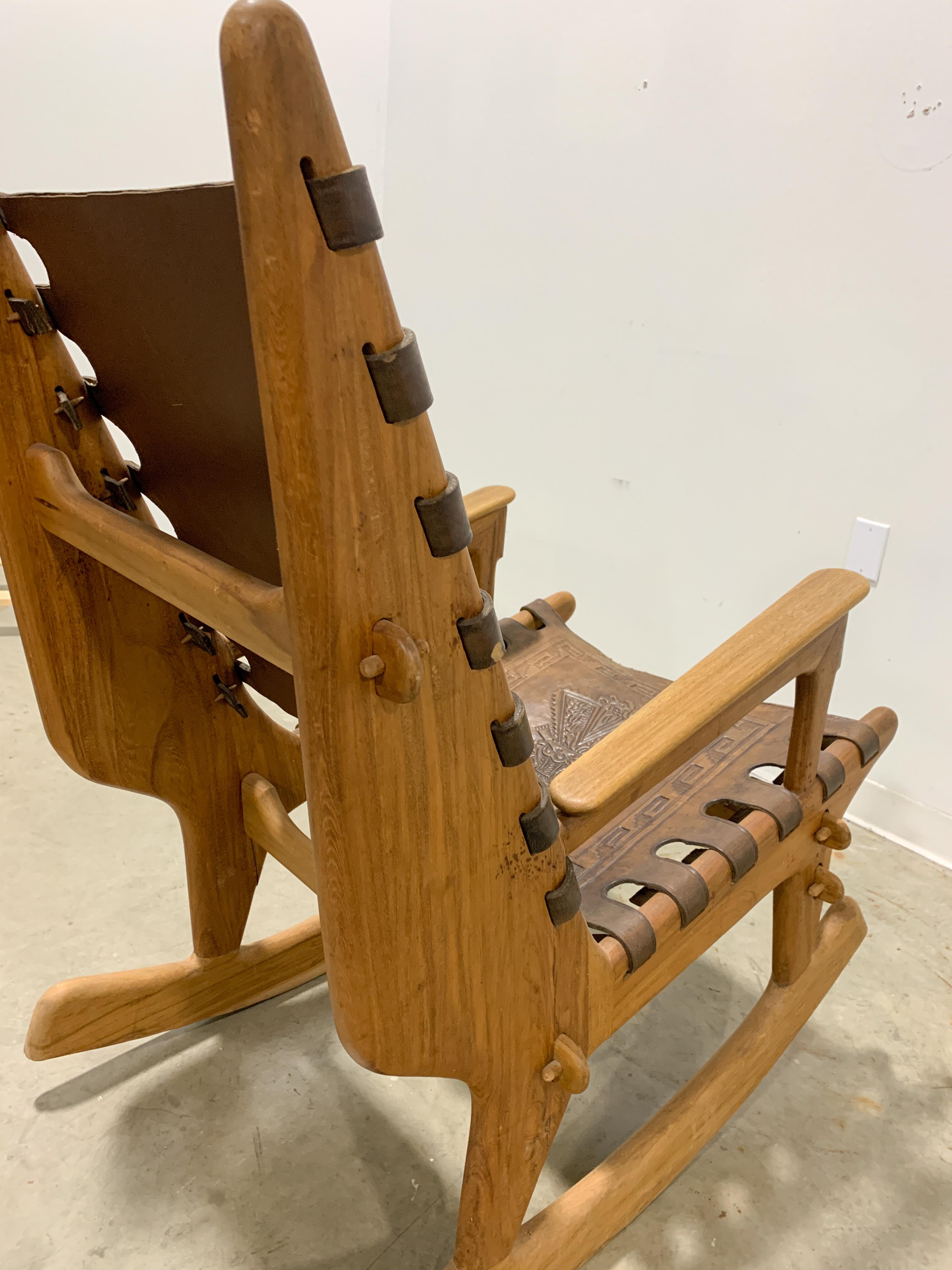 20th Century Angel Pazmino Rocker Lounge Chair at 1stDibs | adirondack ...