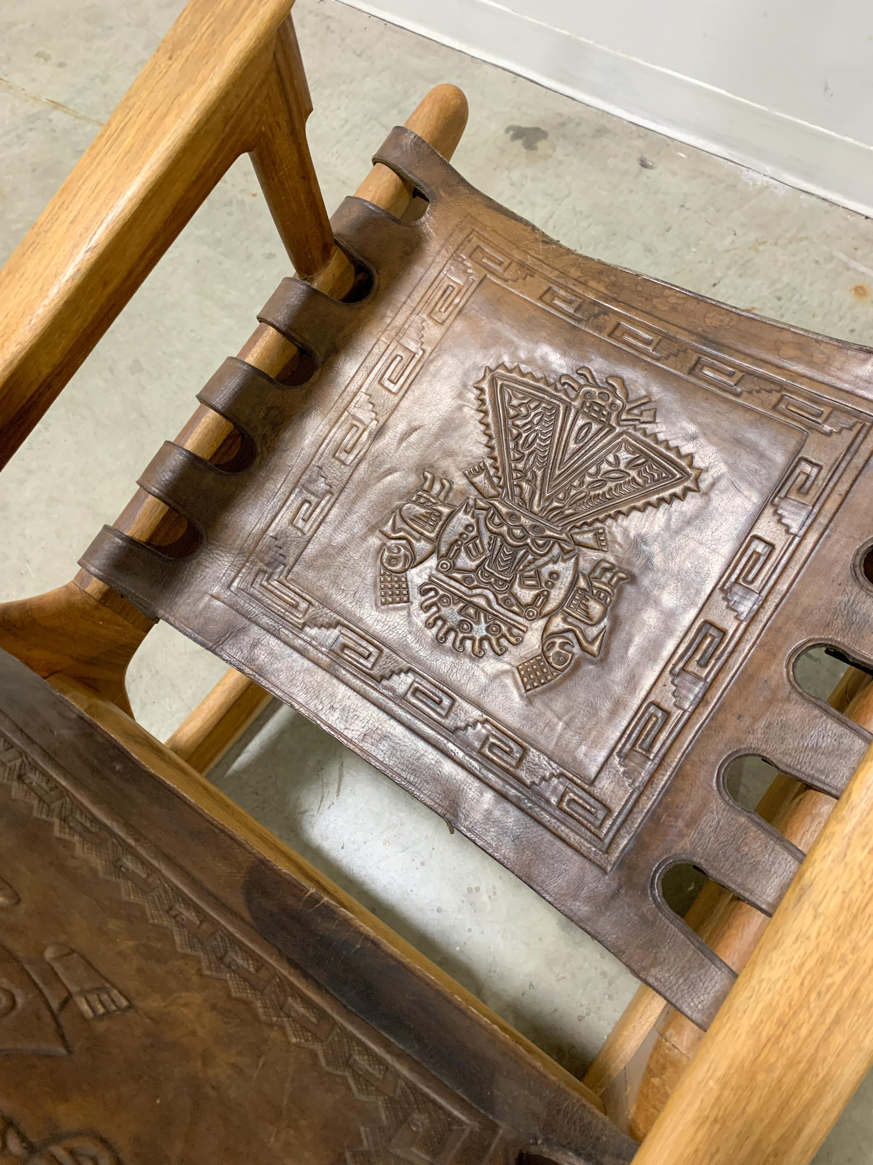 20th Century Angel Pazmino Rocker Lounge Chair at 1stDibs | adirondack ...