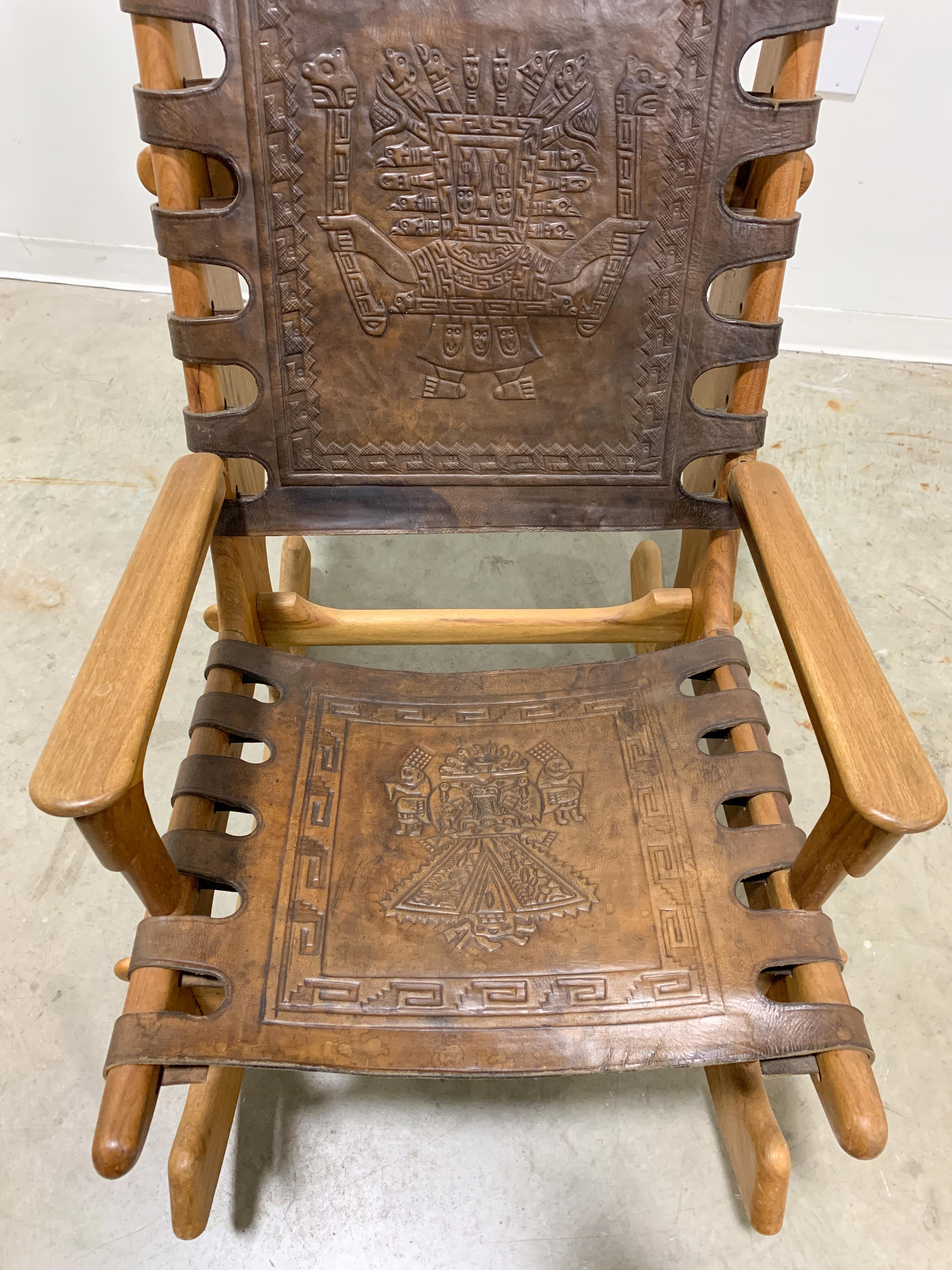 20th Century Angel Pazmino Rocker Lounge Chair at 1stDibs | adirondack ...