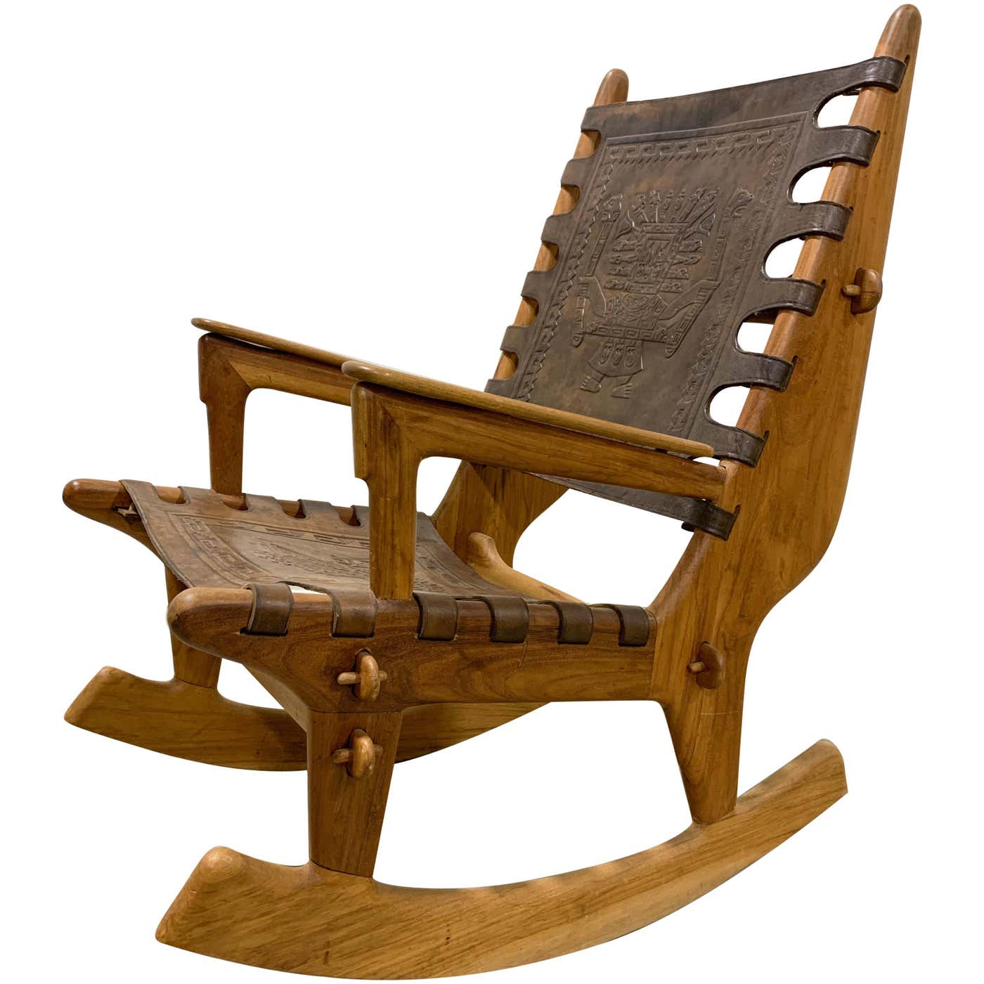 20th Century Angel Pazmino Rocker Lounge Chair at 1stDibs | adirondack ...