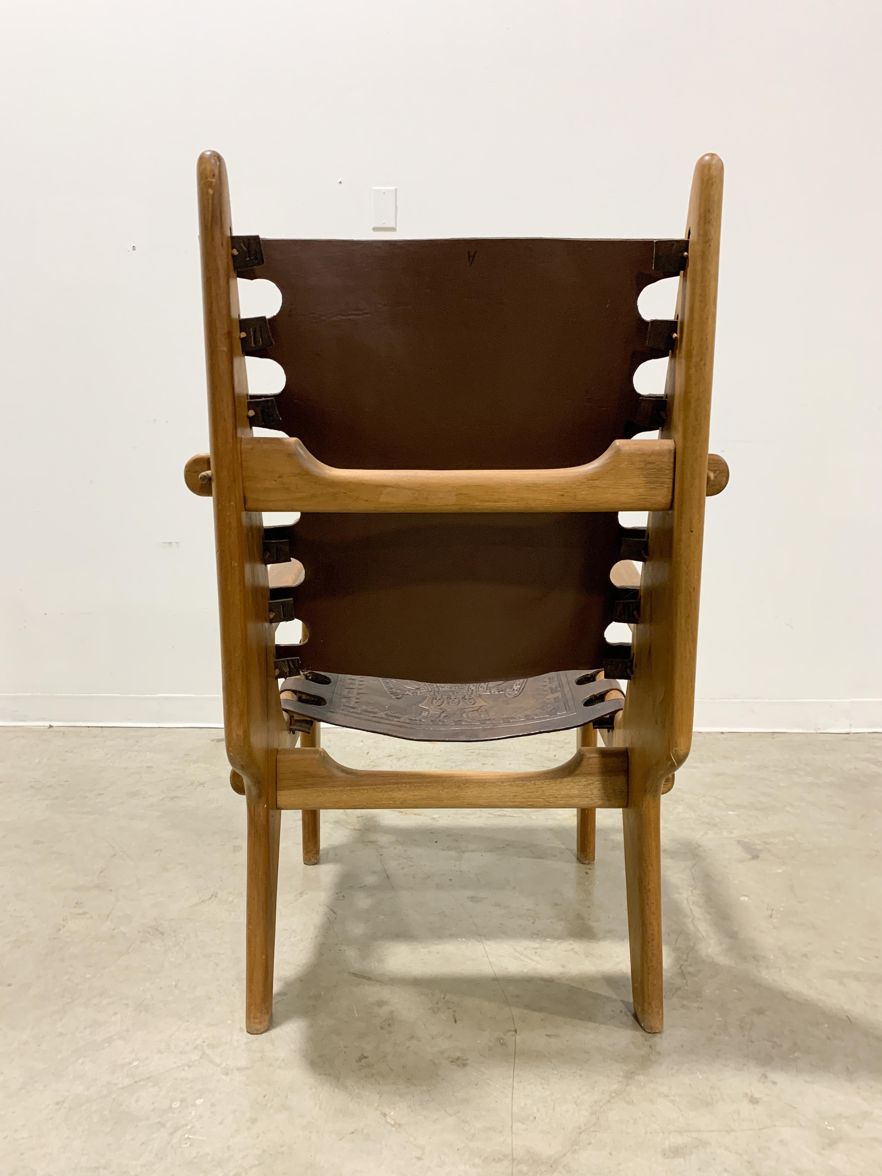 Chaise trône Angel Pazmino moderne du milieu du siècle dernier  en vente 5
