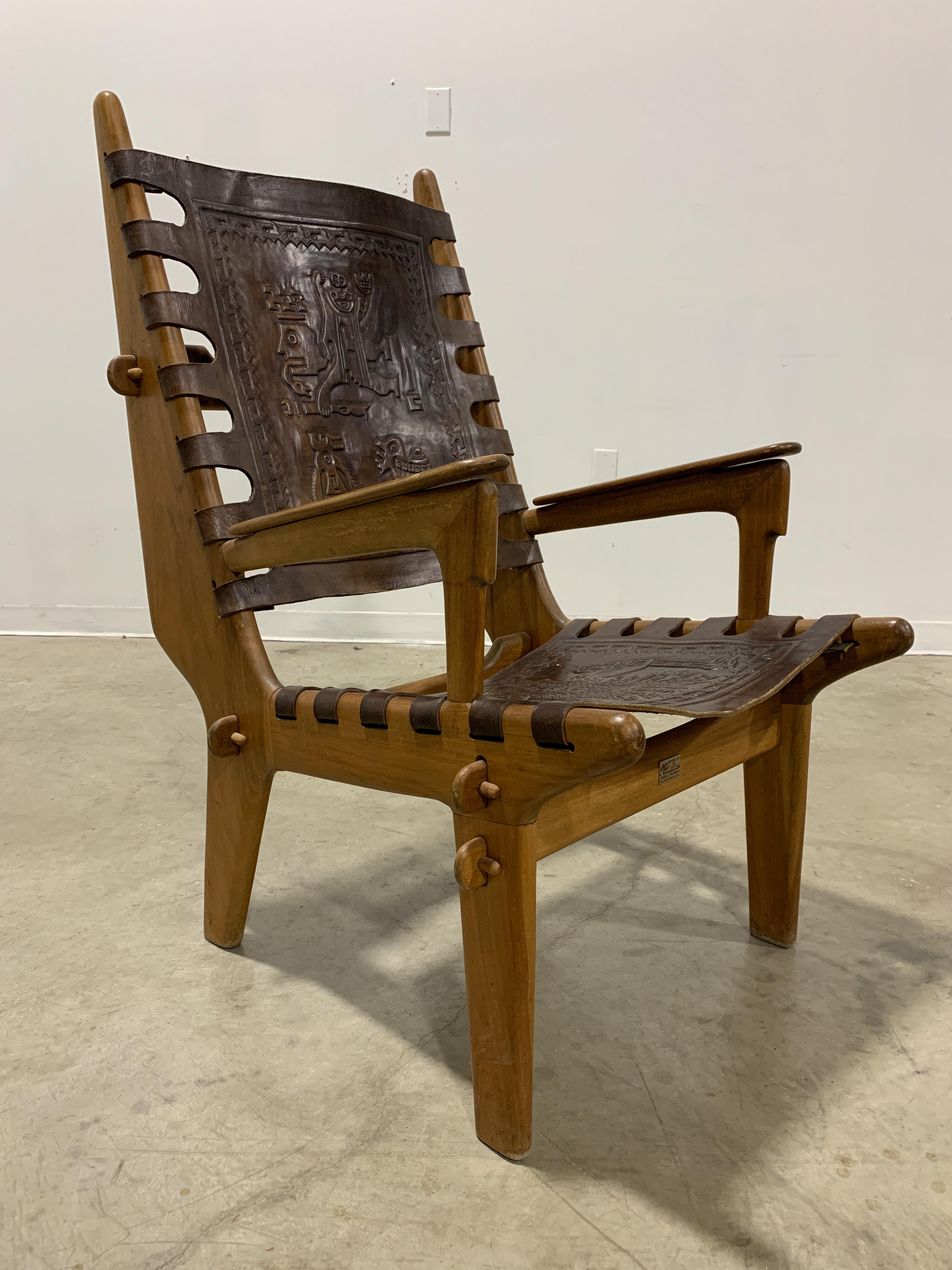 Chaise trône Angel Pazmino moderne du milieu du siècle dernier  en vente 9