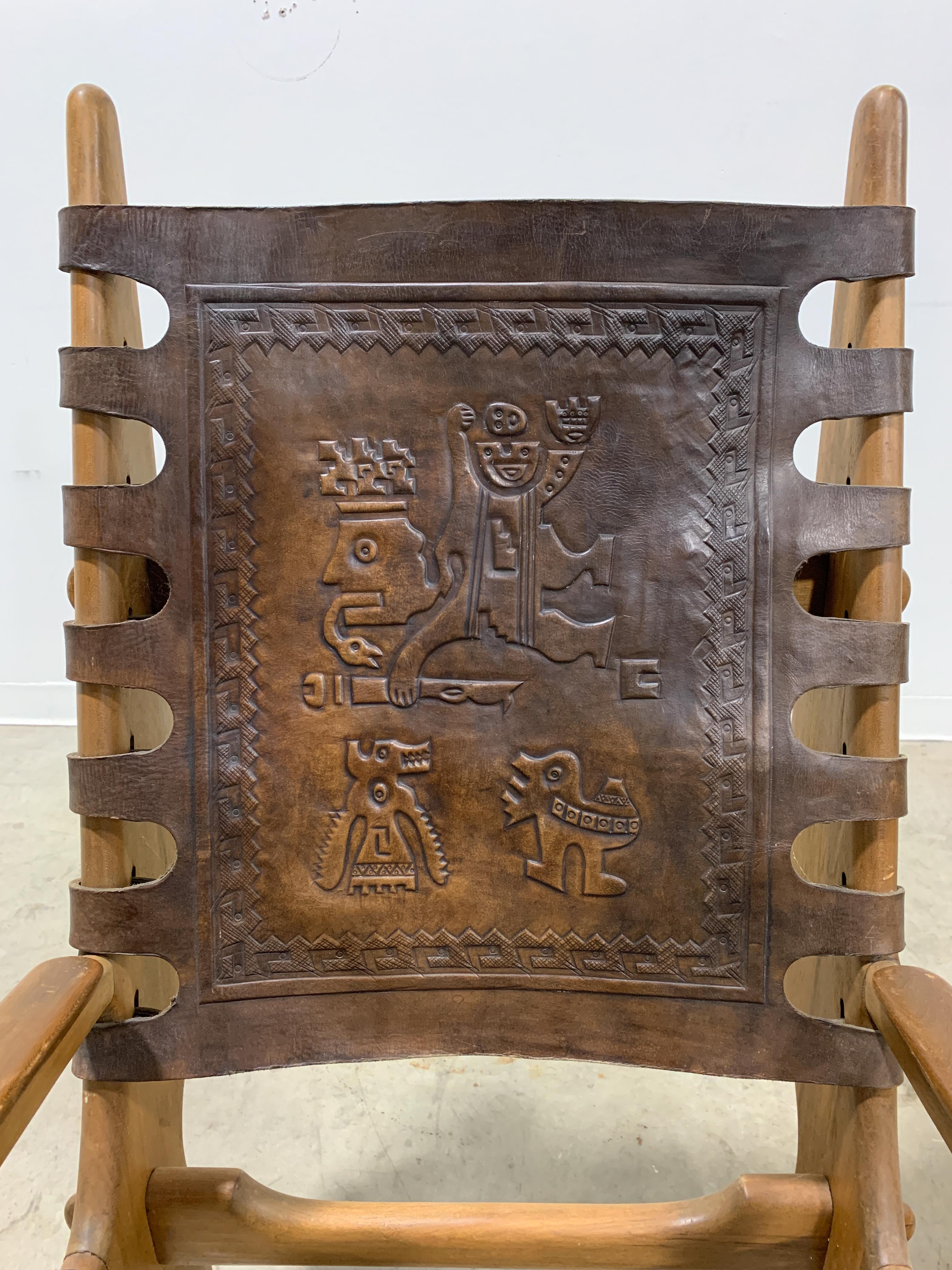 Chaise trône Angel Pazmino moderne du milieu du siècle dernier  en vente 10
