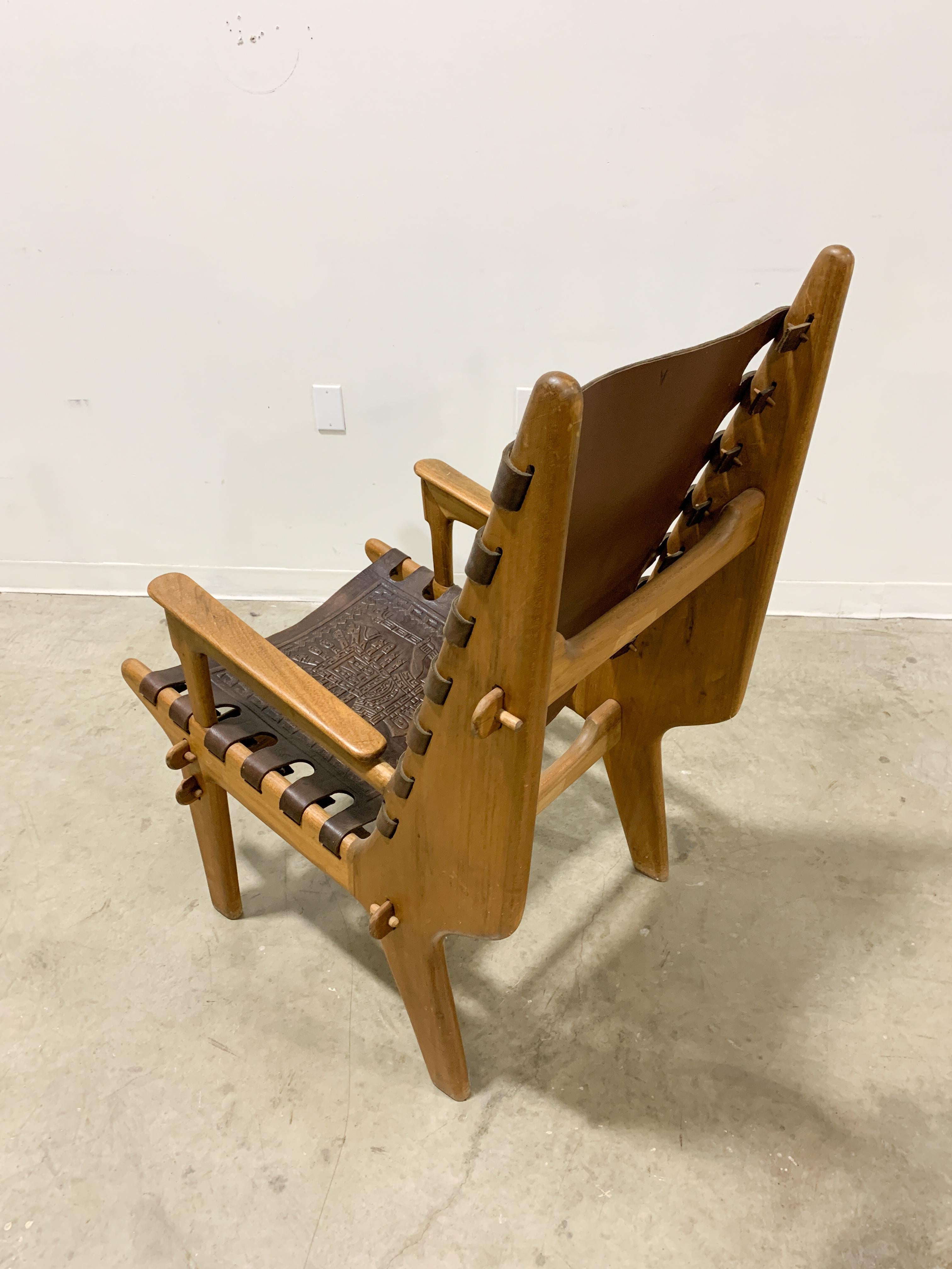 Chaise trône Angel Pazmino moderne du milieu du siècle dernier  en vente 2