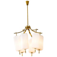 20th Century Angelo Lelii Chandelier mod. 12758 for Arredoluce, 50s