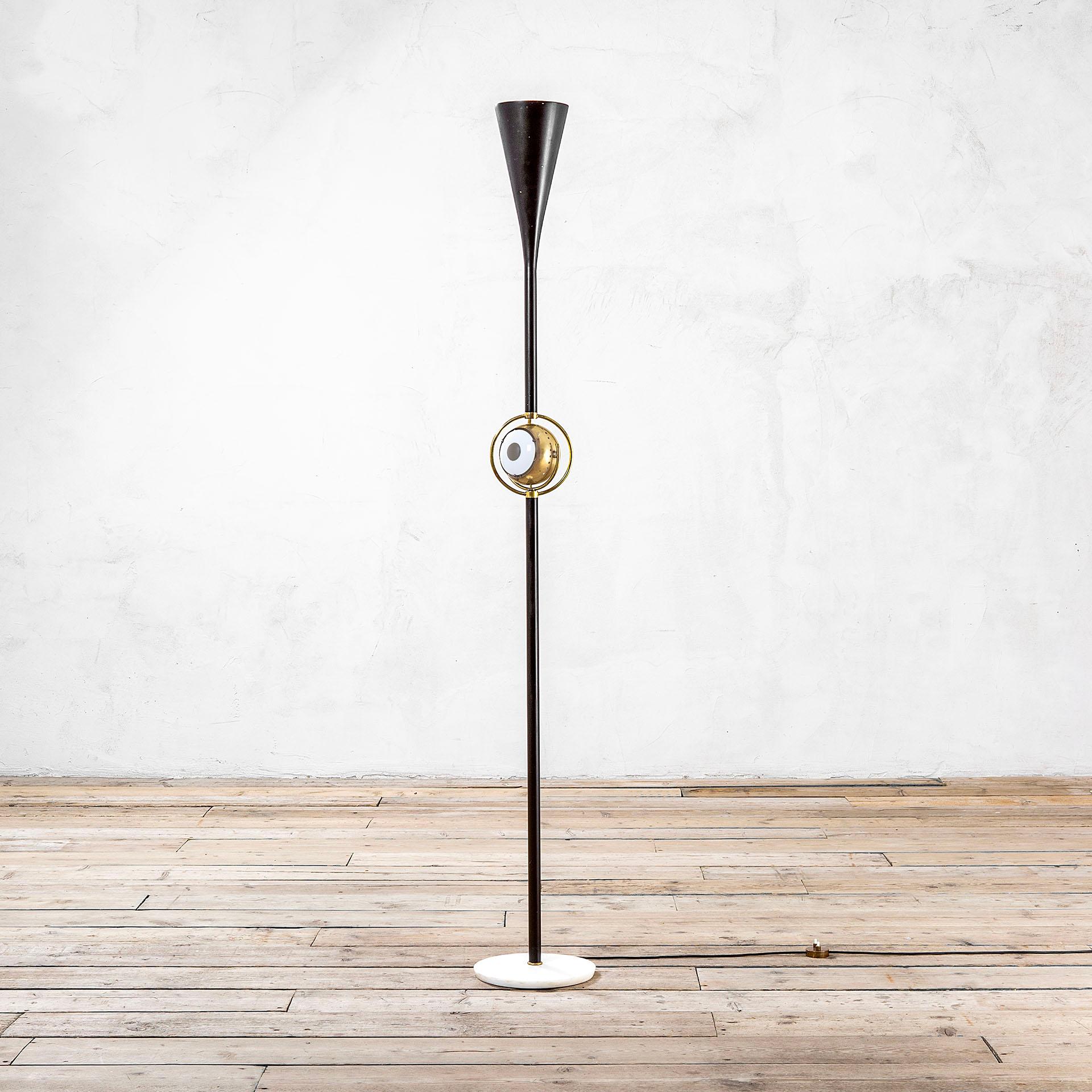 Mid-Century Modern 20th Century Angelo Lelii Floor Lamp mod. Polifemo 12555 for Arredoluce, 50s