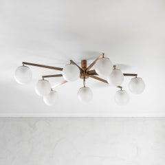 20. Jahrhundert, Angelo Lelii für Arredoluce Deckenleuchte