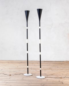 20th Century, Angelo Lelii for Arredoluce Pair of Floor Lamps