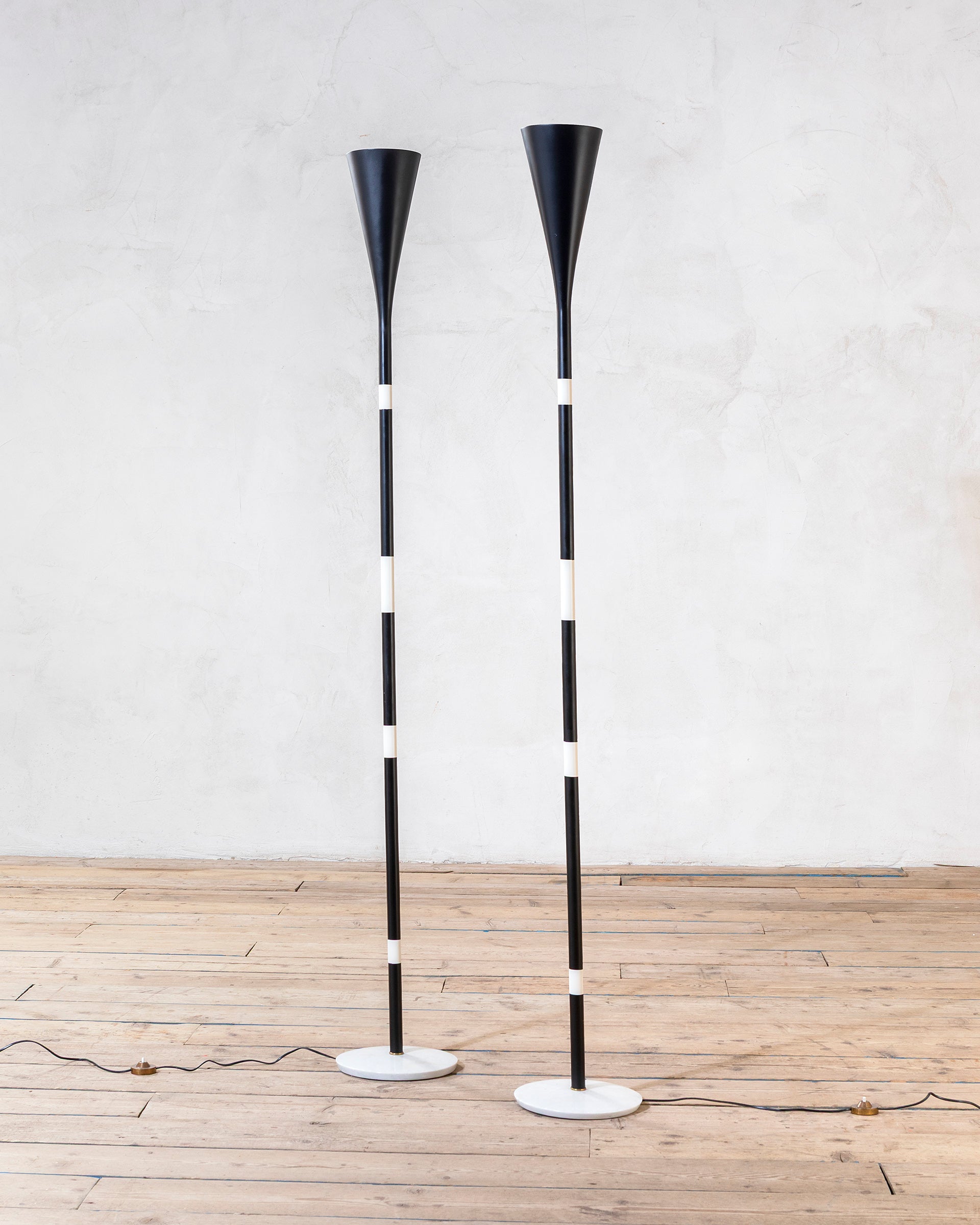 20th Century, Angelo Lelii for Arredoluce Pair of Floor Lamps For Sale