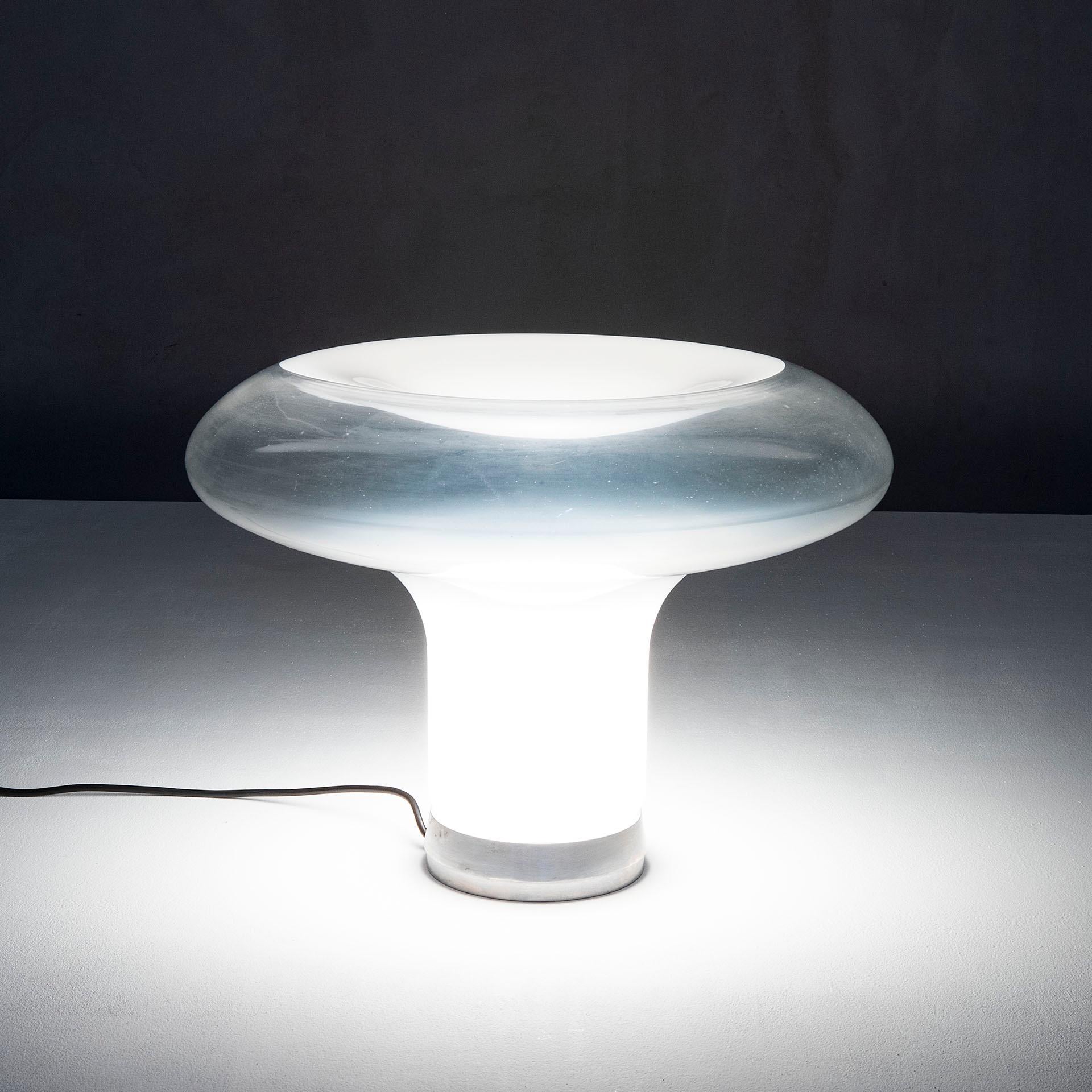 Mid-Century Modern 20th Century, Angelo Mangiarotti Artemide Table Lamp Mod. Lesbo, 60s For Sale