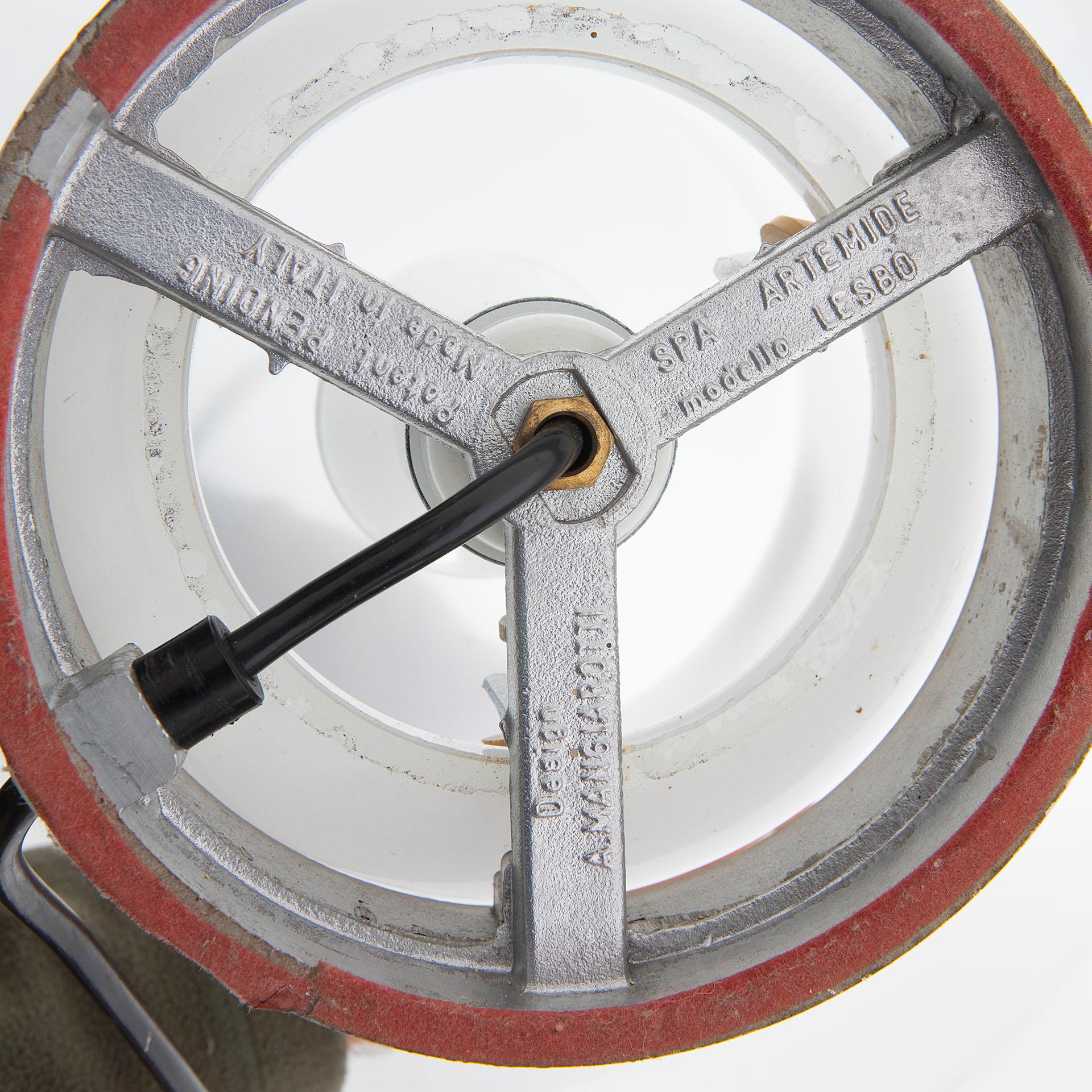 20th Century, Angelo Mangiarotti Artemide Table Lamp Mod. Lesbo, 60s For Sale 2