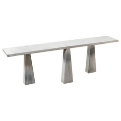 20th Century Angelo Mangiarotti Console Table Mod. Incas for Skipper, 1970s