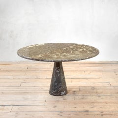 20th century, Angelo Mangiarotti Marble Dining Table mod M1