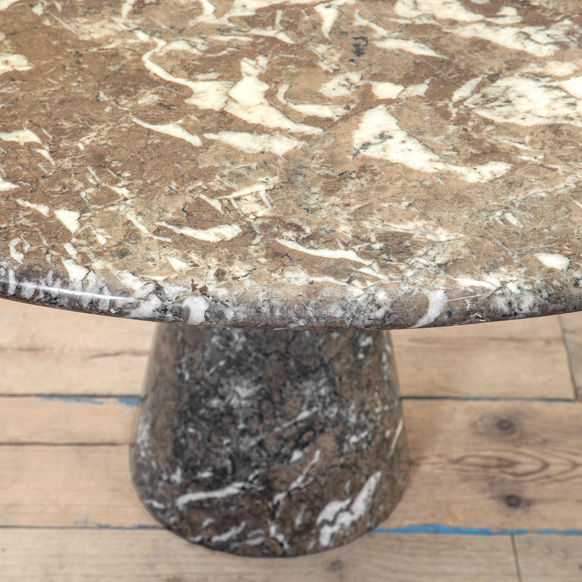 20th century, Angelo Mangiarotti Marble Dining Table mod. M1 Italian en venta
