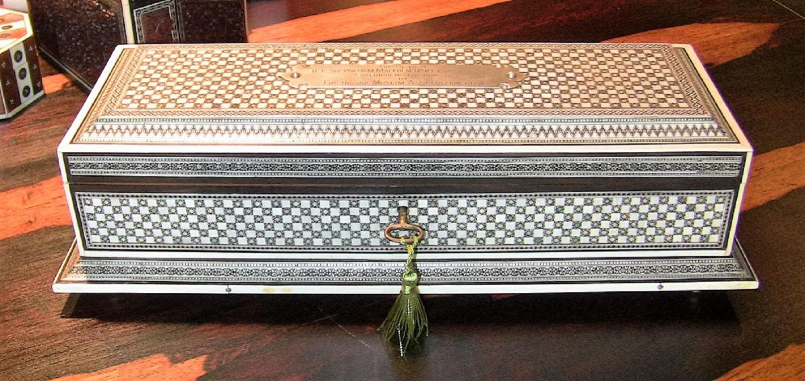 20th Century Anglo Indian Historical Document or Scroll Box 4