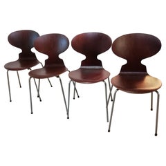 20th Century Ant Dining Chairs by Arne Jacobsen Fritz Hansen, 1950s, Set of 4