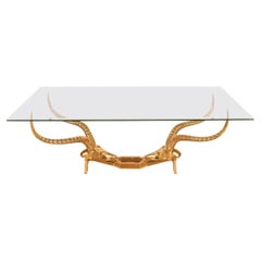 20th Century "Antelope" Coffee Table by Dikran Khoubesserian for Fondica, c.1970