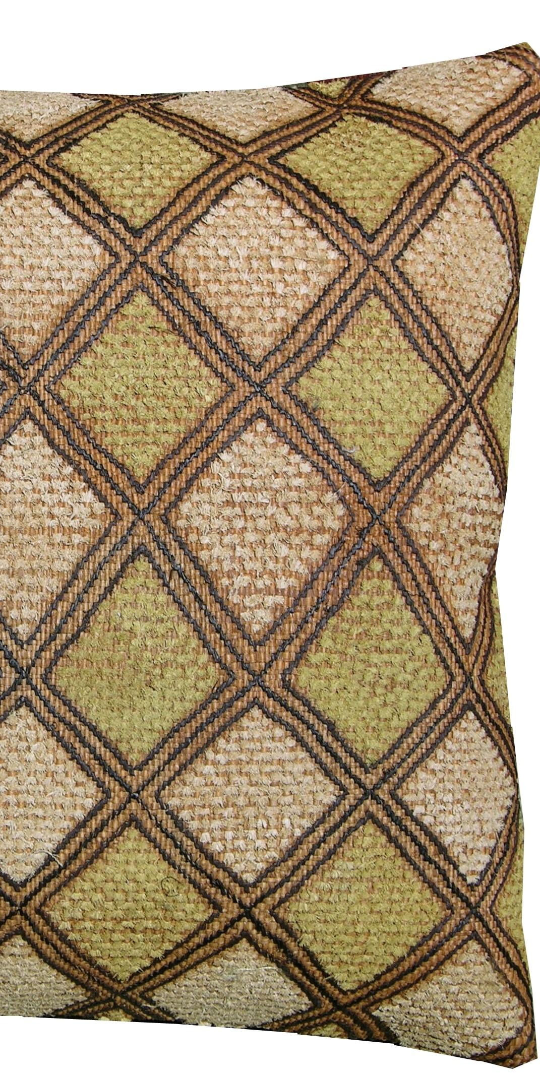 20th Century Araffia Velvet Textile Pillow
