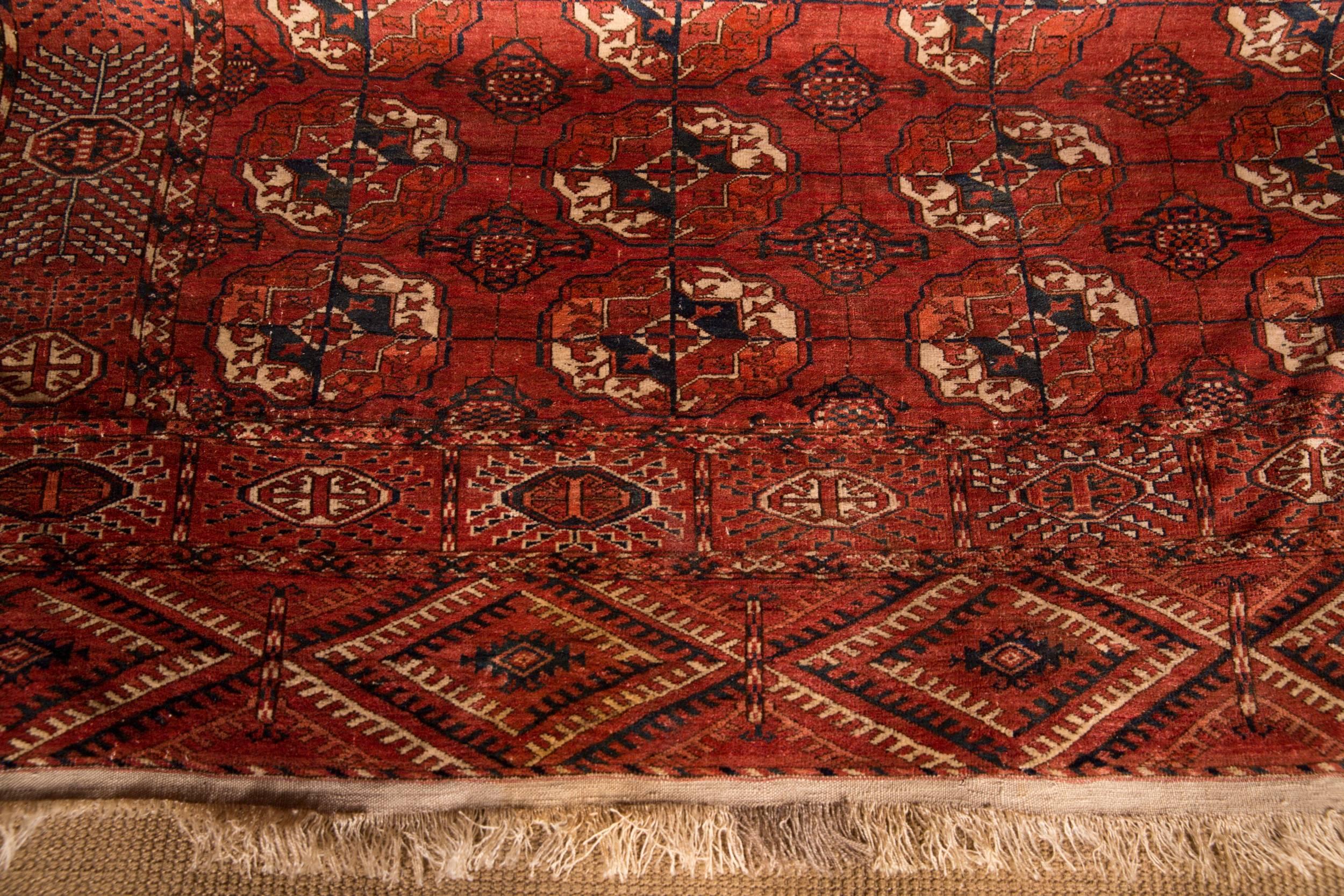 20th Century Antique Buchara Carpet Rug 2