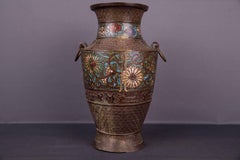 20th Century Antique Chinese Cloisonné Bronze Vase