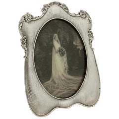 20th Century Antique Edwardian Sterling Silver Photograph Frame