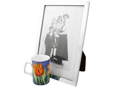 Cadre de photographie en argent sterling du 20e siècle