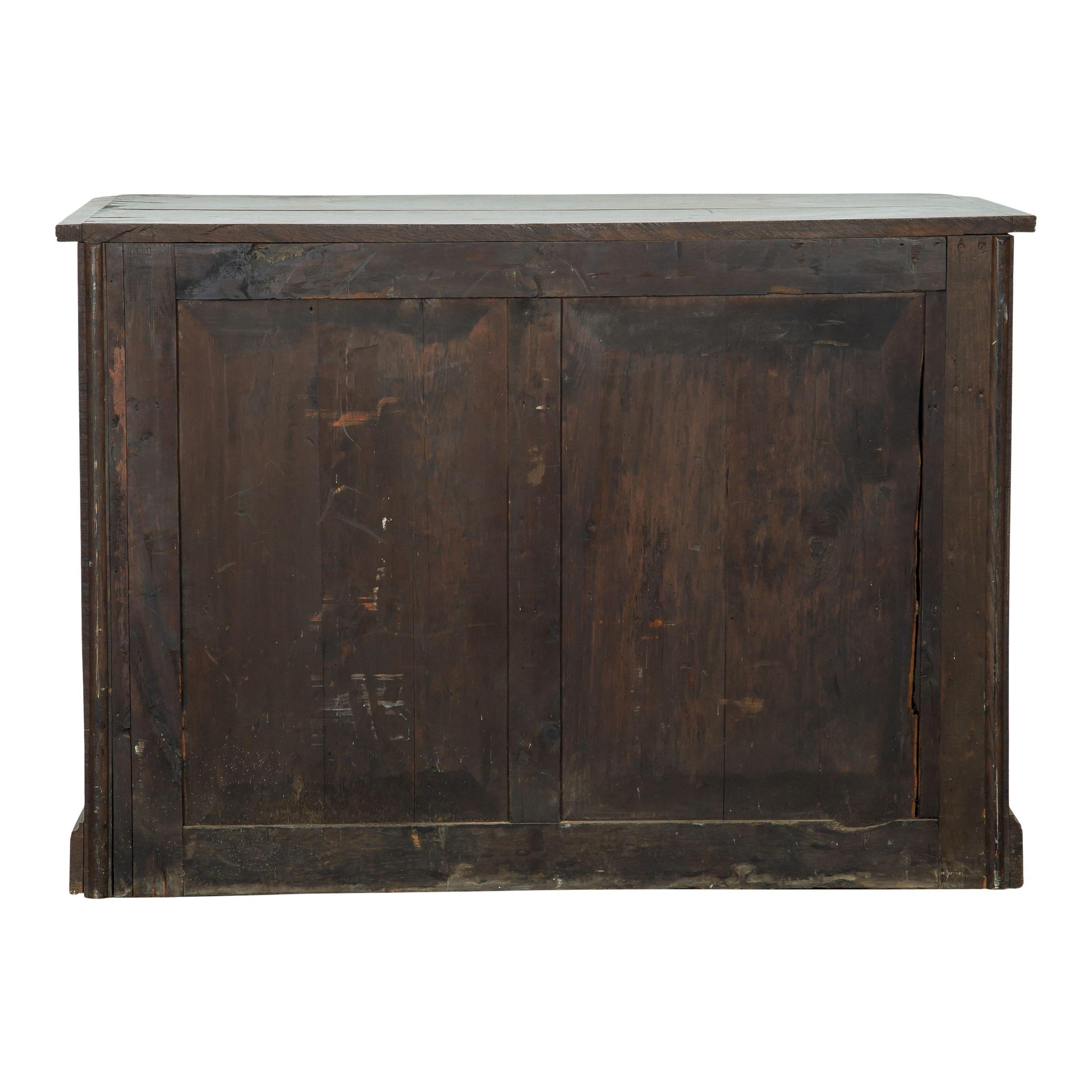 20th Century Antique Georgian Wood Sideboard For Sale 3