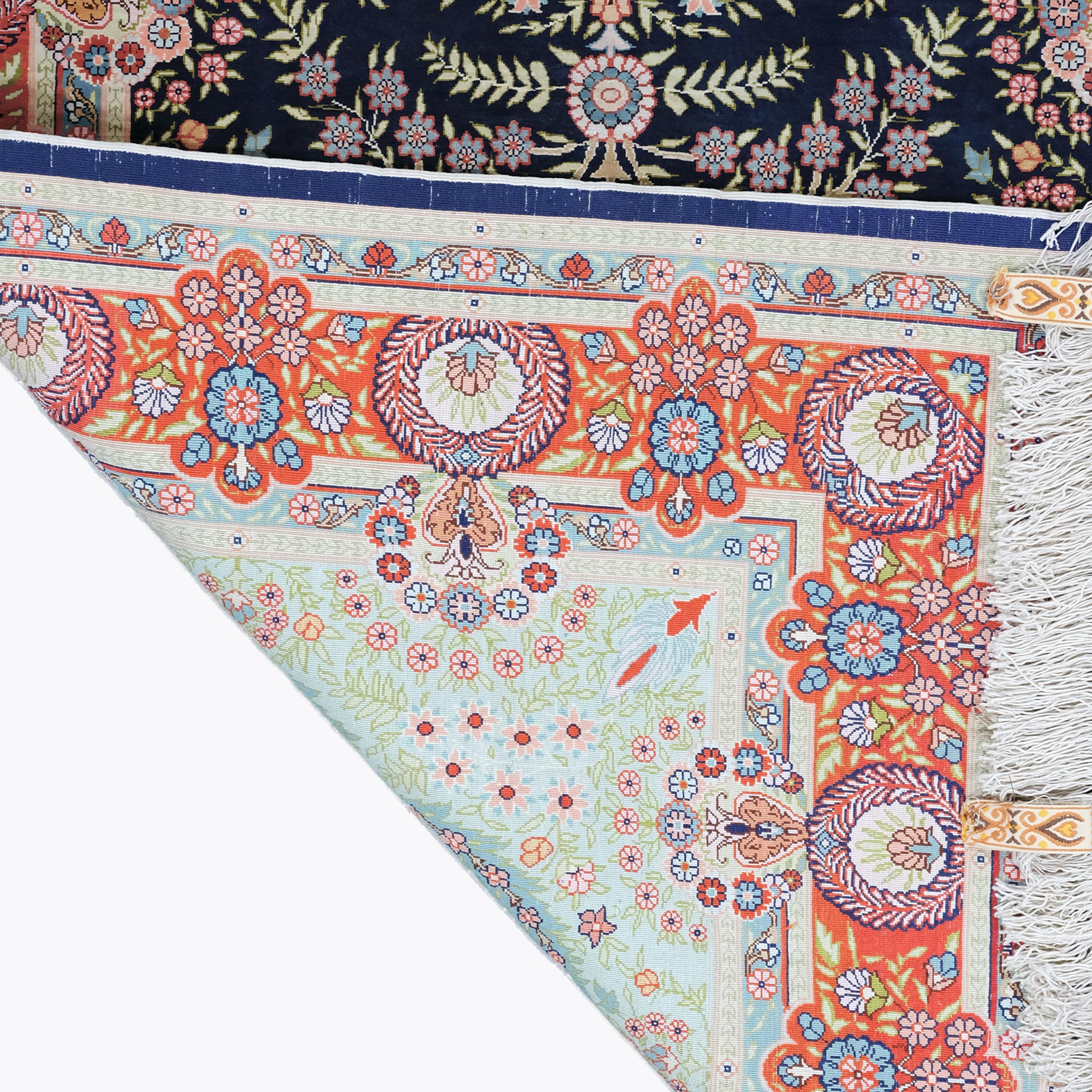 20th Century Antique Hereke Silk Rug - Antique Turkish Rug For Sale 2