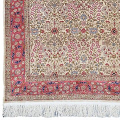 20th Century Antique Hereke Silk Rug - Antique Turkish Rug, Silk Rug