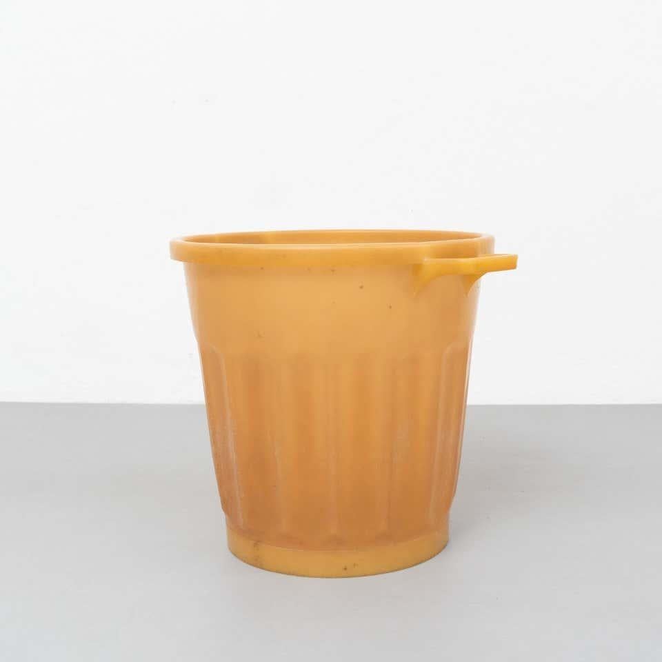 Mid-Century Modern 20th Century Antique Italian Plastic Paper Bin For Sale