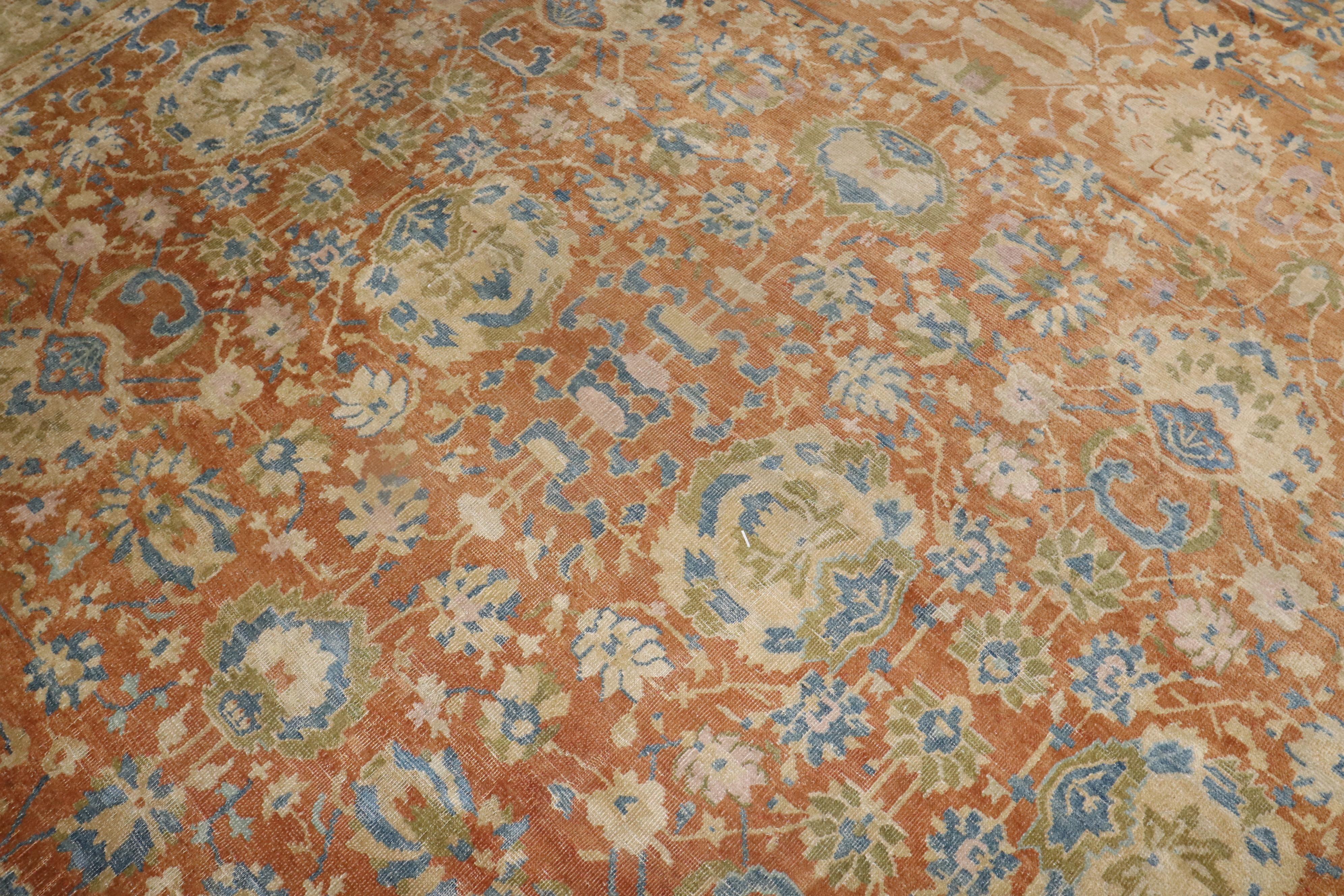 Sultanabad  20th Century Antique Large Chinese Carpet For Sale