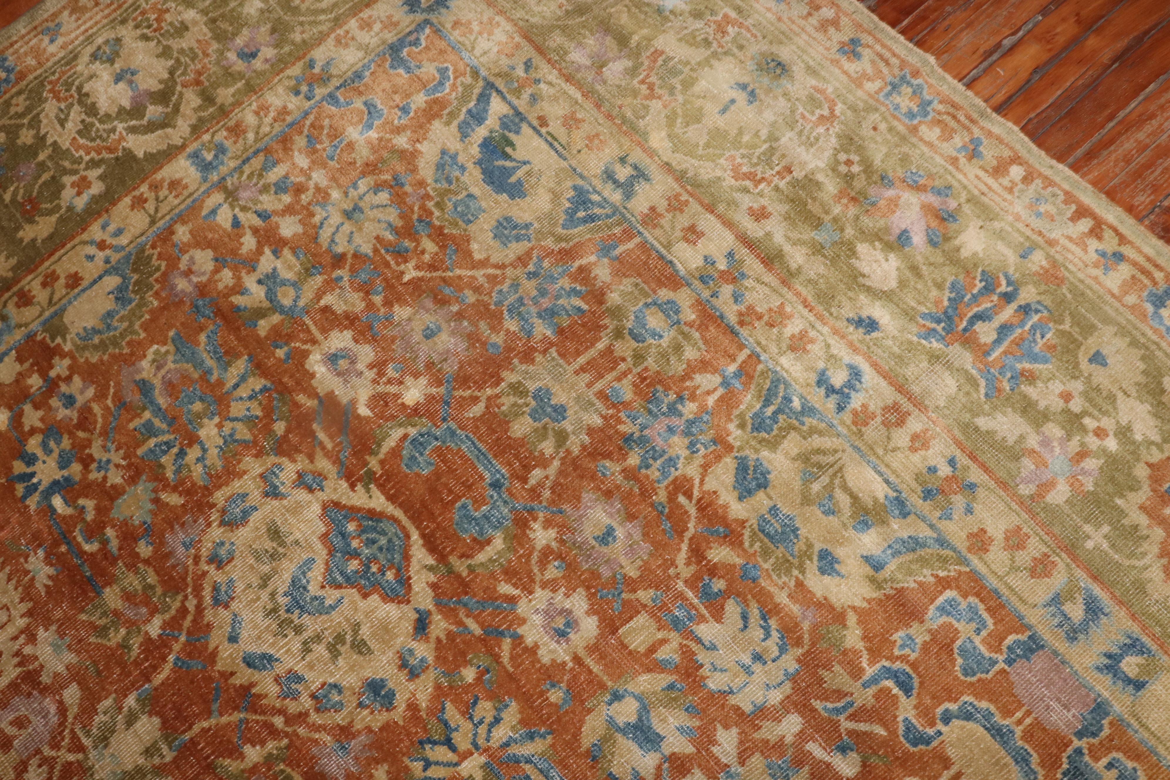  20th Century Antique Large Chinese Carpet In Good Condition For Sale In New York, NY