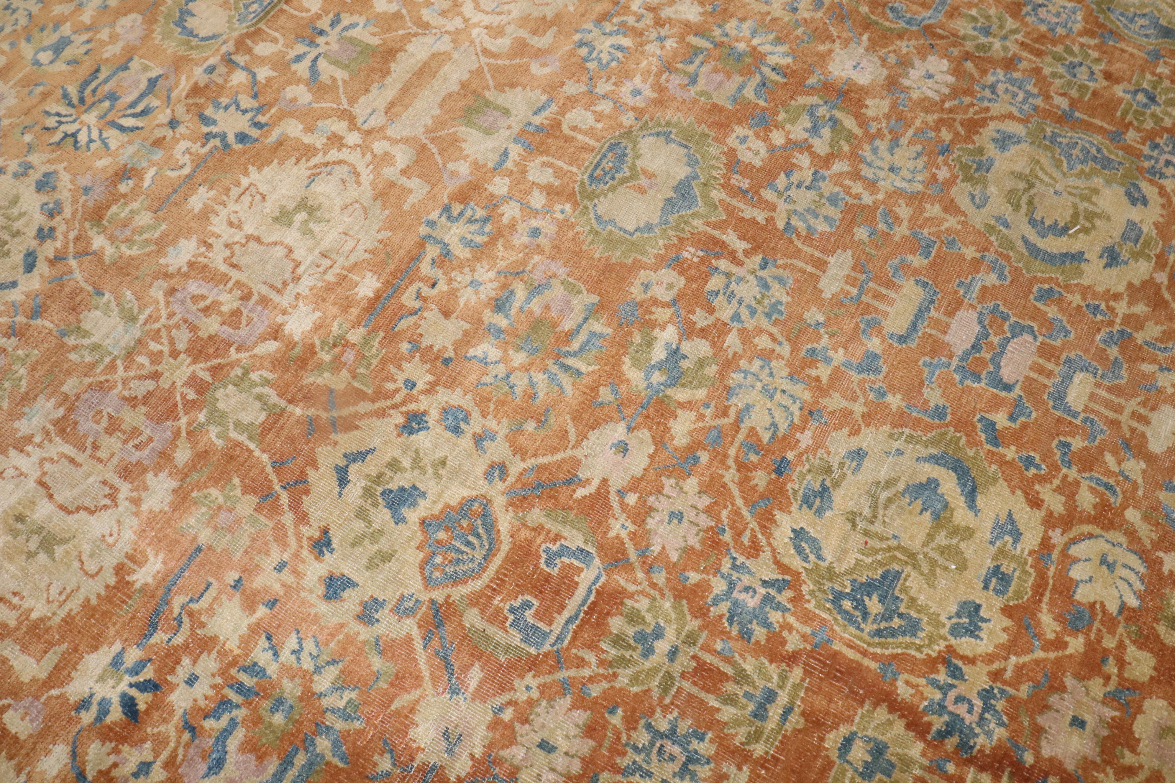 Early 20th Century  20th Century Antique Large Chinese Carpet For Sale