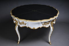 20th Century Antique Louis XV Style French Salon Table Bronzed