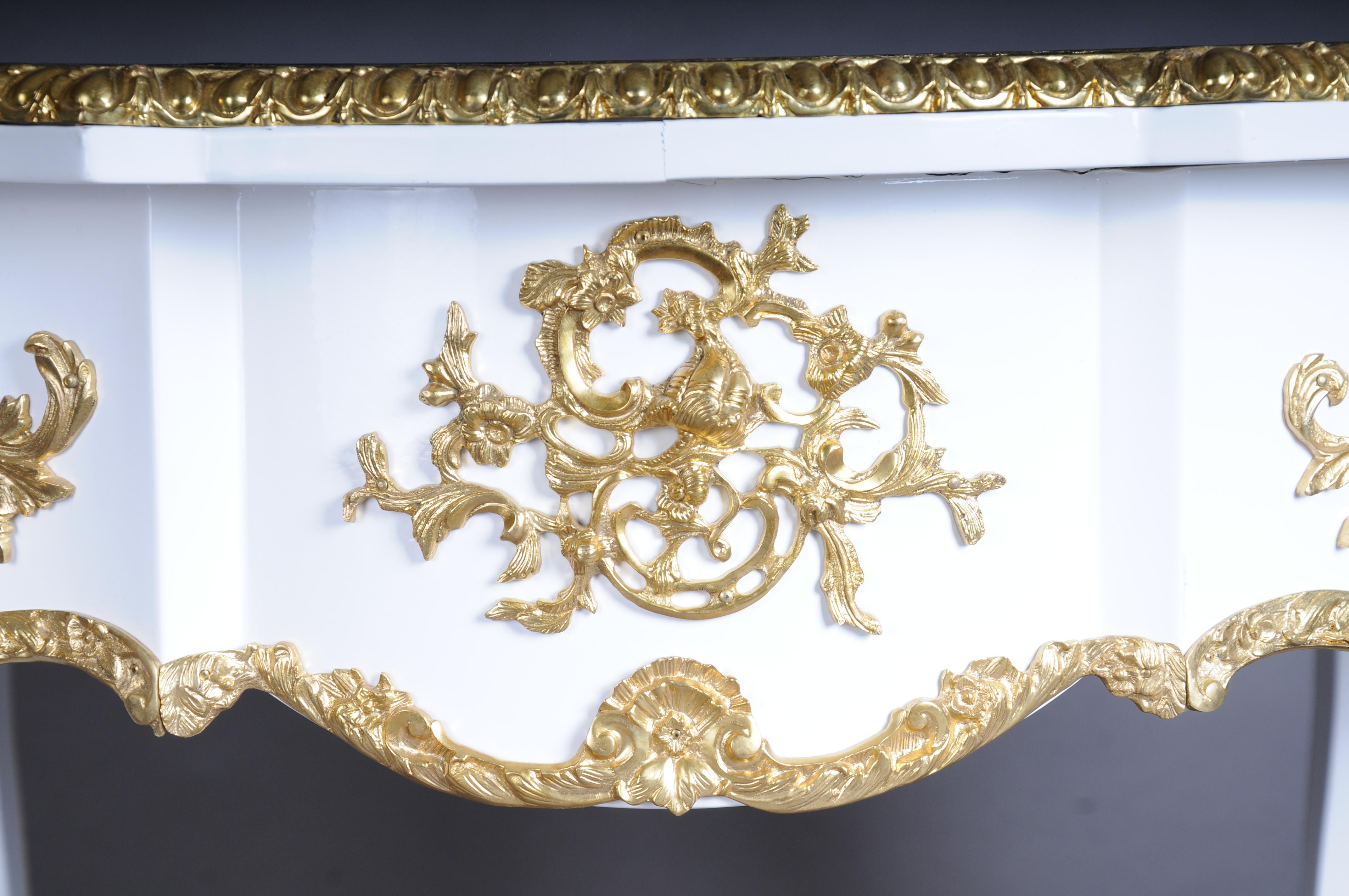 Siglo XX Antique Louis XV Style French Salon Table Bronzed en venta 1