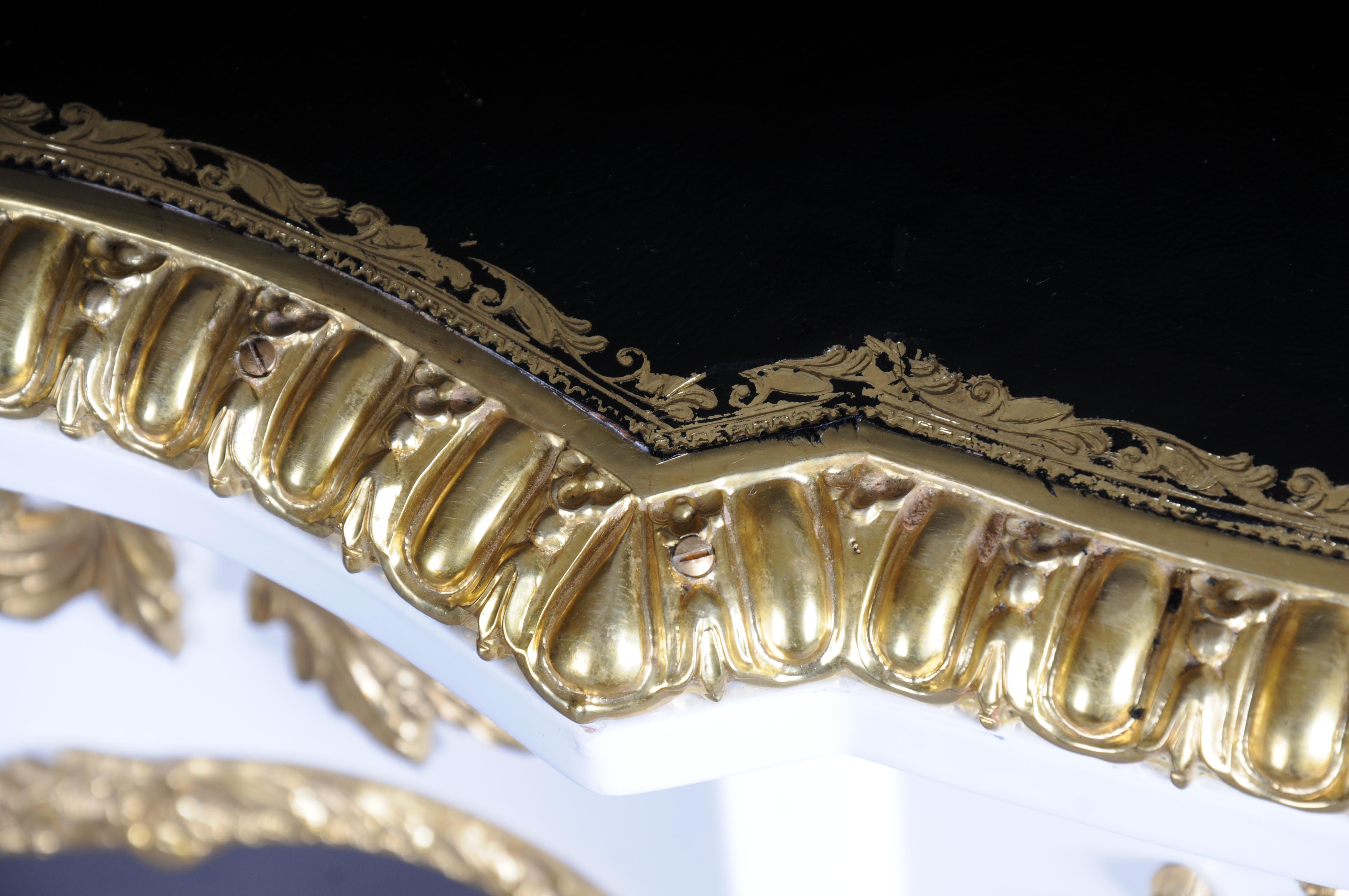 Siglo XX Antique Louis XV Style French Salon Table Bronzed en venta 2
