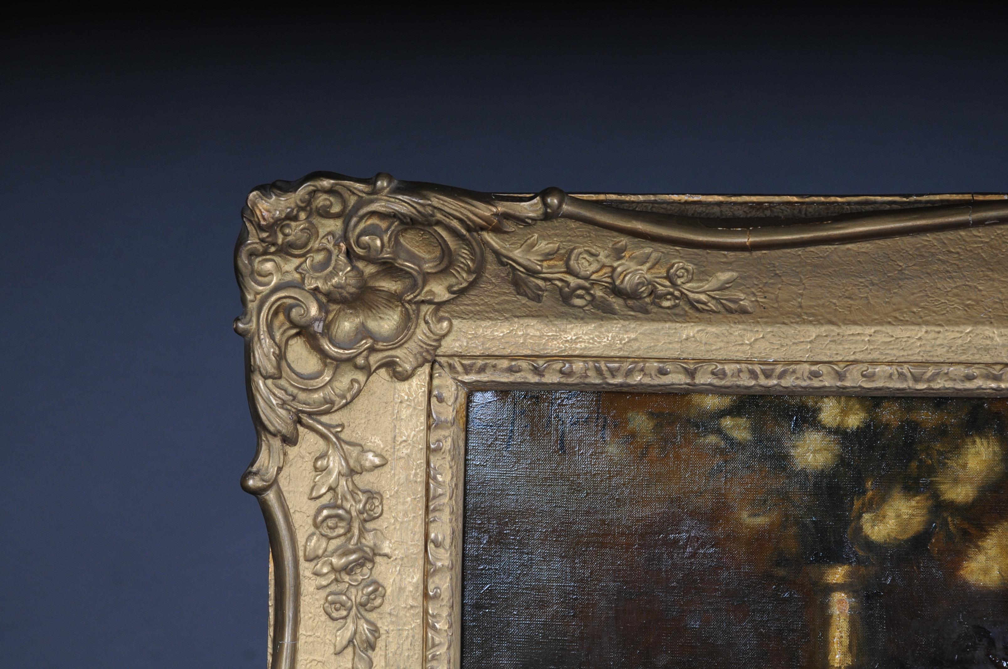 Antico dipinto musicale a olio Carl Friedrich Koch (1856-1941)

Olio su tela. Concerto in casa con due donne e un uomo che ascolta. Cornice in stucco dorato. Firmato in alto a sinistra da Carl Friedrich Koch (1856-1941).

(S-224).
   