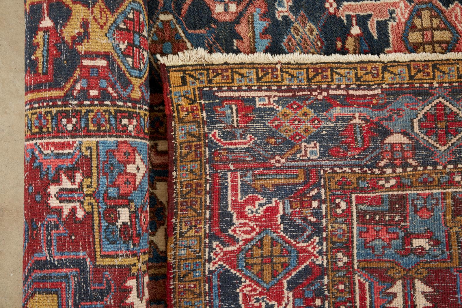 20th Century Antique Persian Heriz Carpet 6