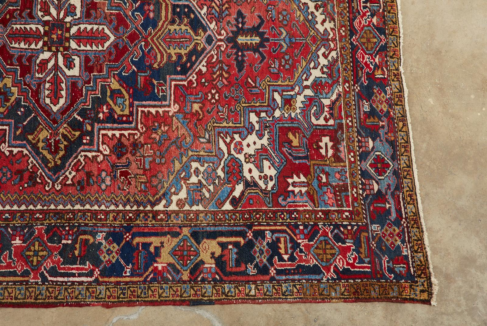 20th Century Antique Persian Heriz Carpet 1