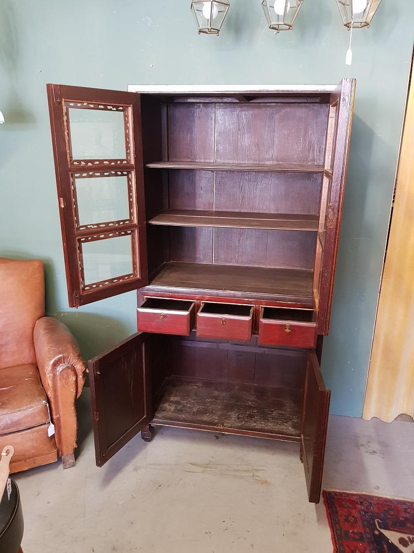 20th Century Antique Style Chinese Cupboard For Sale 1