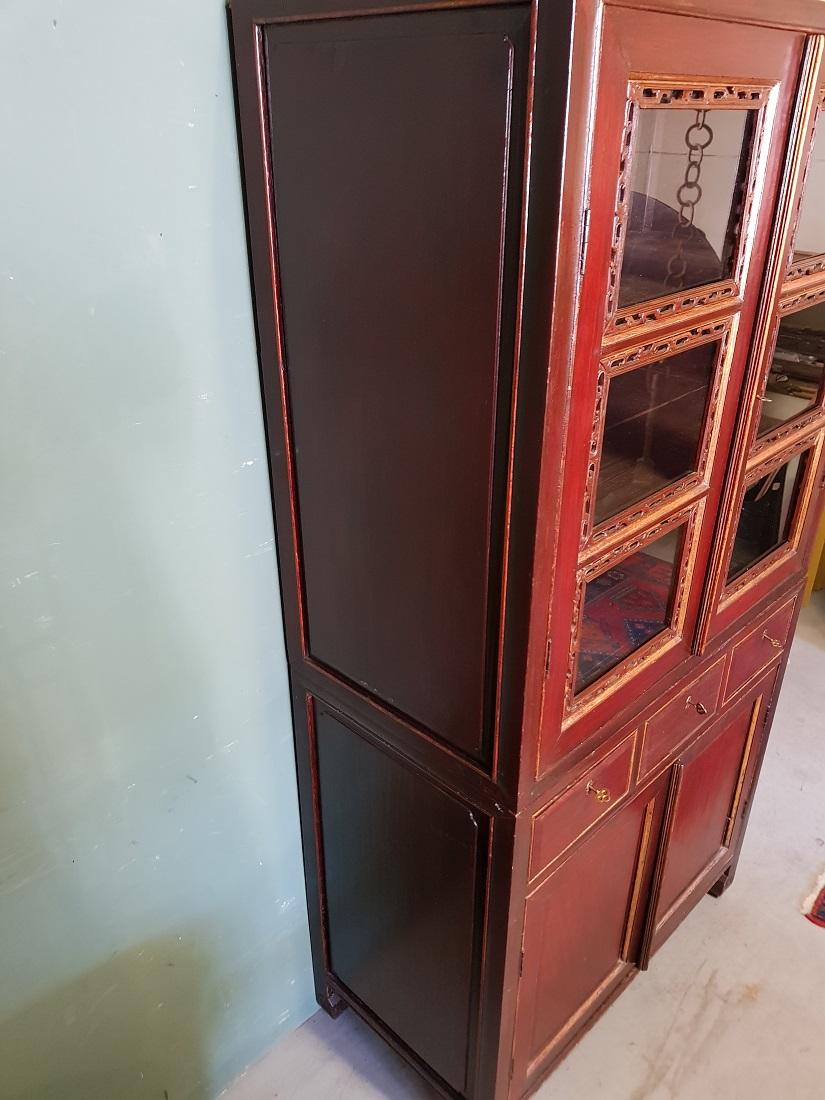 20th Century Antique Style Chinese Cupboard For Sale 3