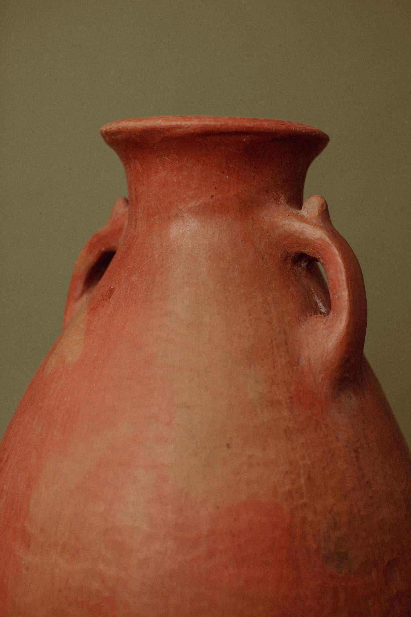 Jarre de stockage ancienne en terre cuite du 20e siècle, faïence turque Bon état - En vente à London, GB