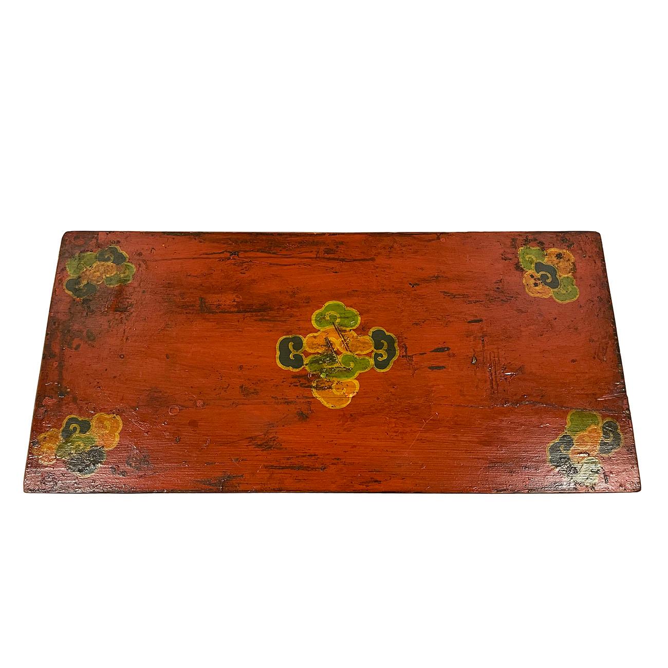 20th Century Antique Tibetan Altar Prayer Table, Side Table, Coffee Table 1