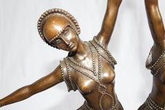 20th Century Art Deco Style Bronze Dancers